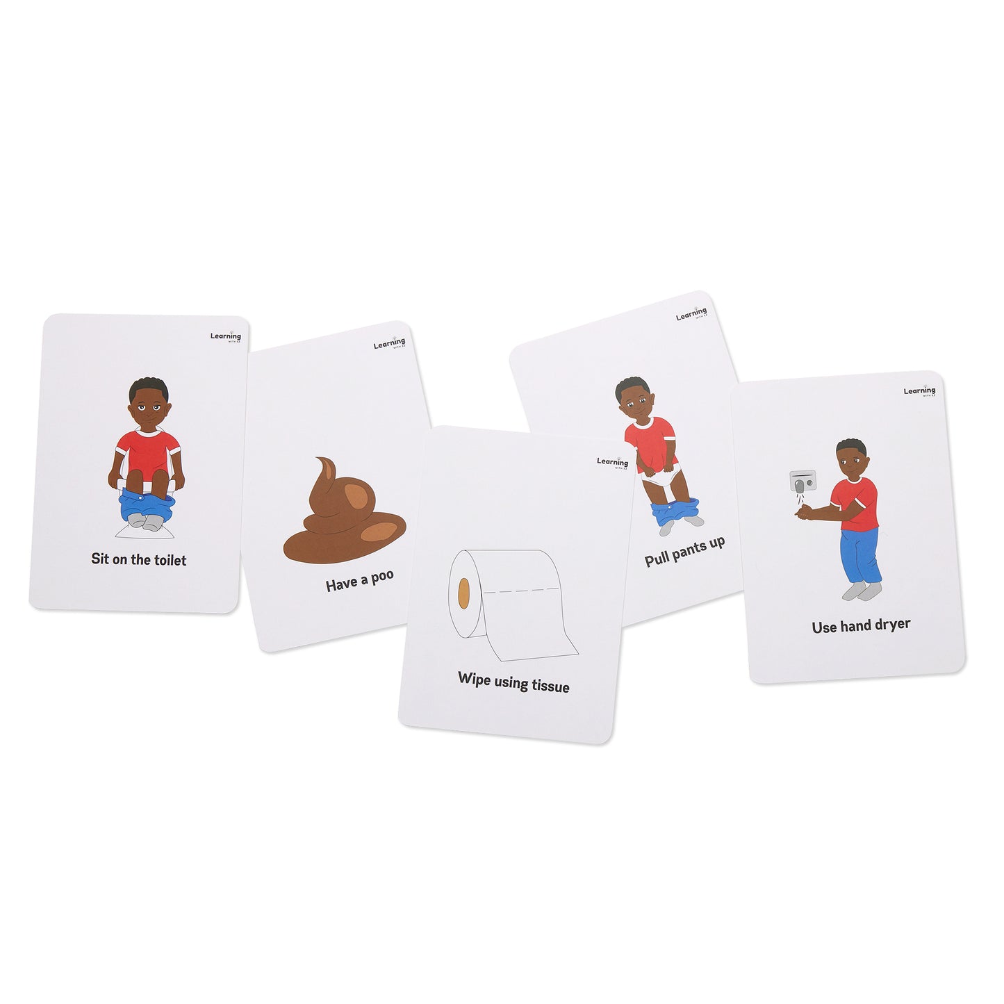 Boys Toilet Training Cards