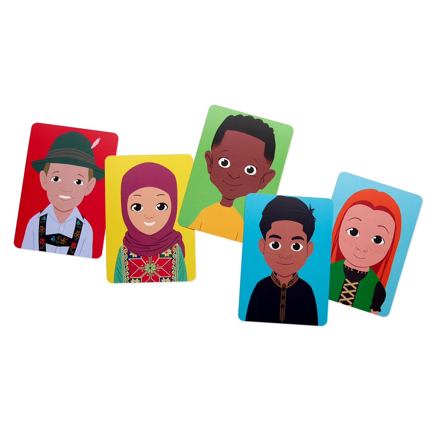 Children of the world matching game