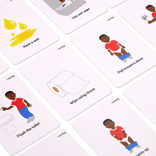 Boys Toilet Training Cards