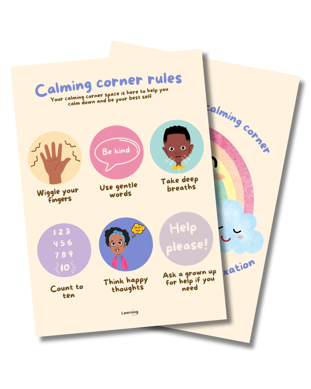 Calming Corner Poster Set