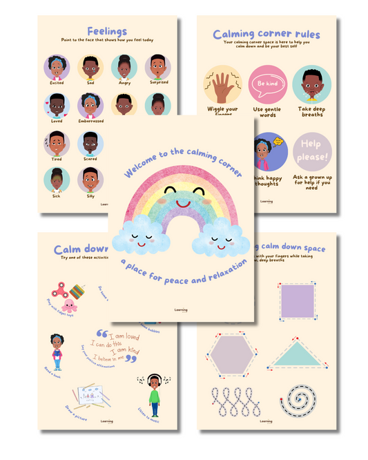 Calming Corner Poster Set