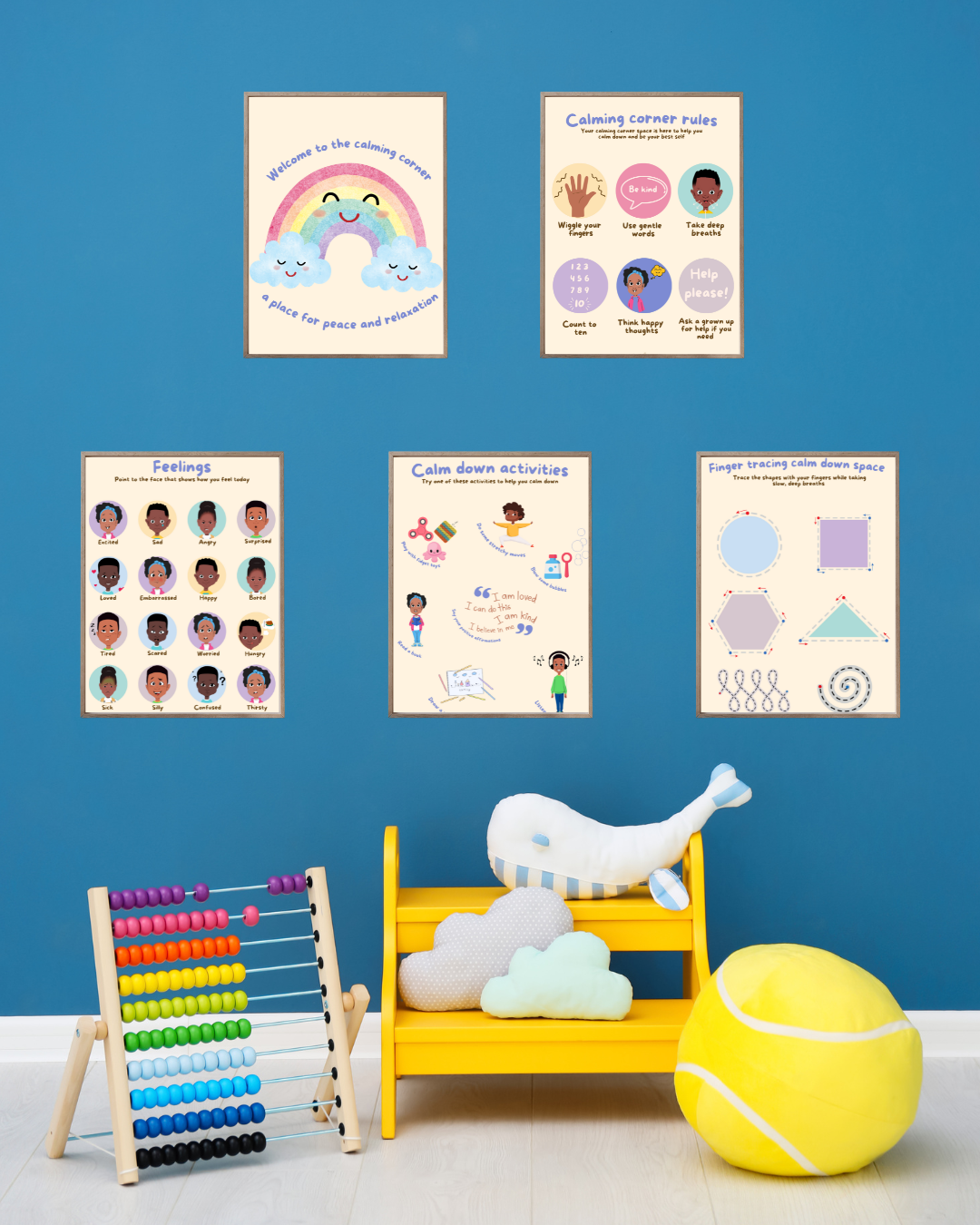 Calming Corner Poster Set