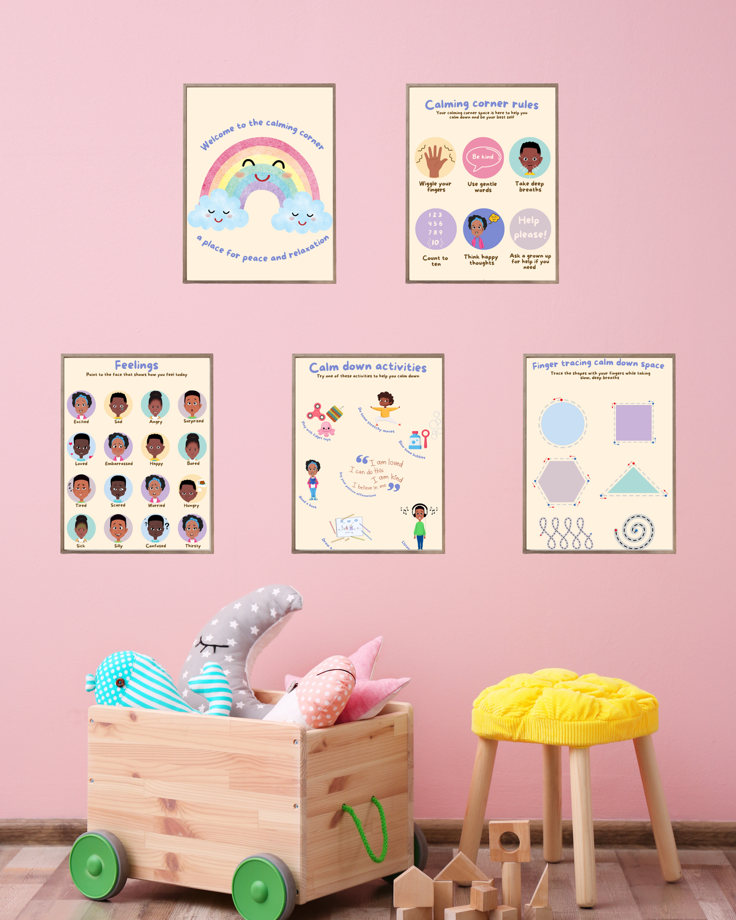 Calming Corner Poster Set