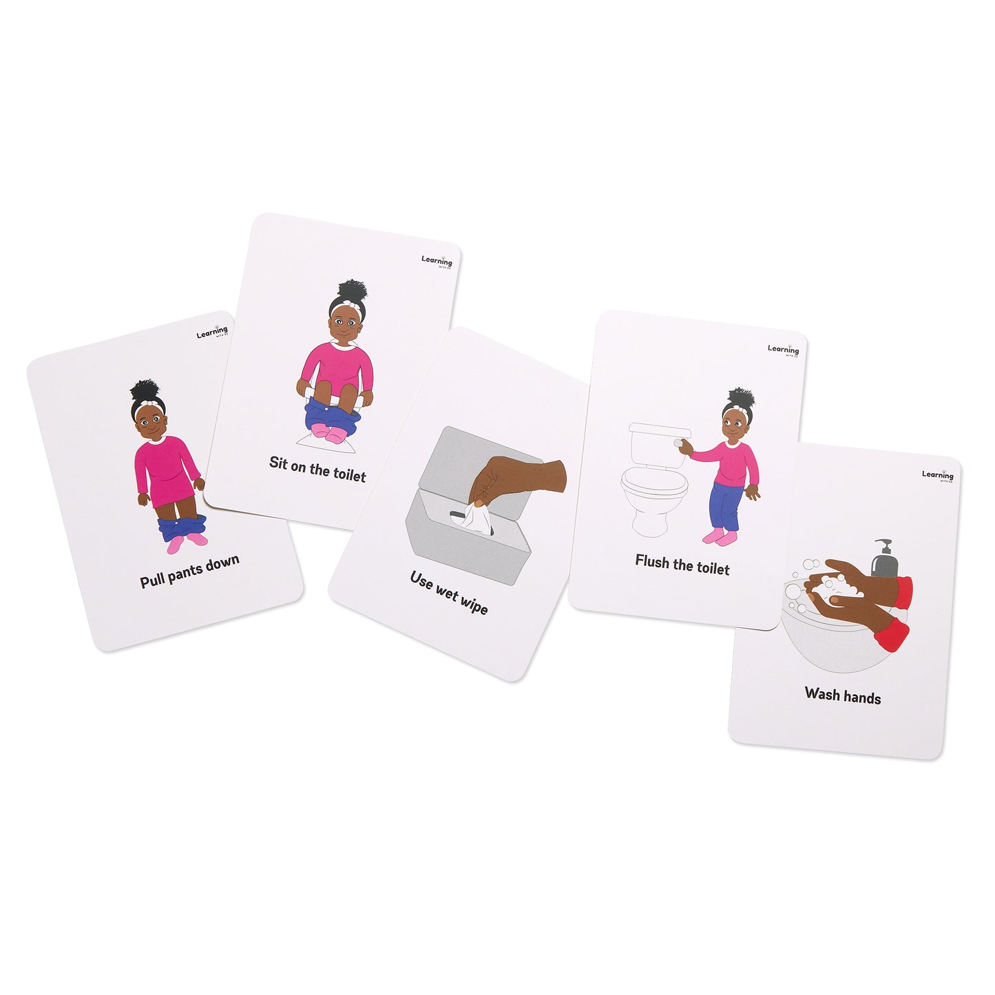 Girls Toilet Training Cards