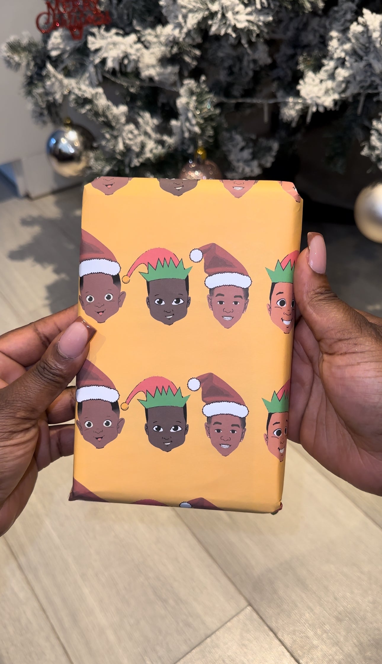 Ez and Friends Christmas Wrapping Paper