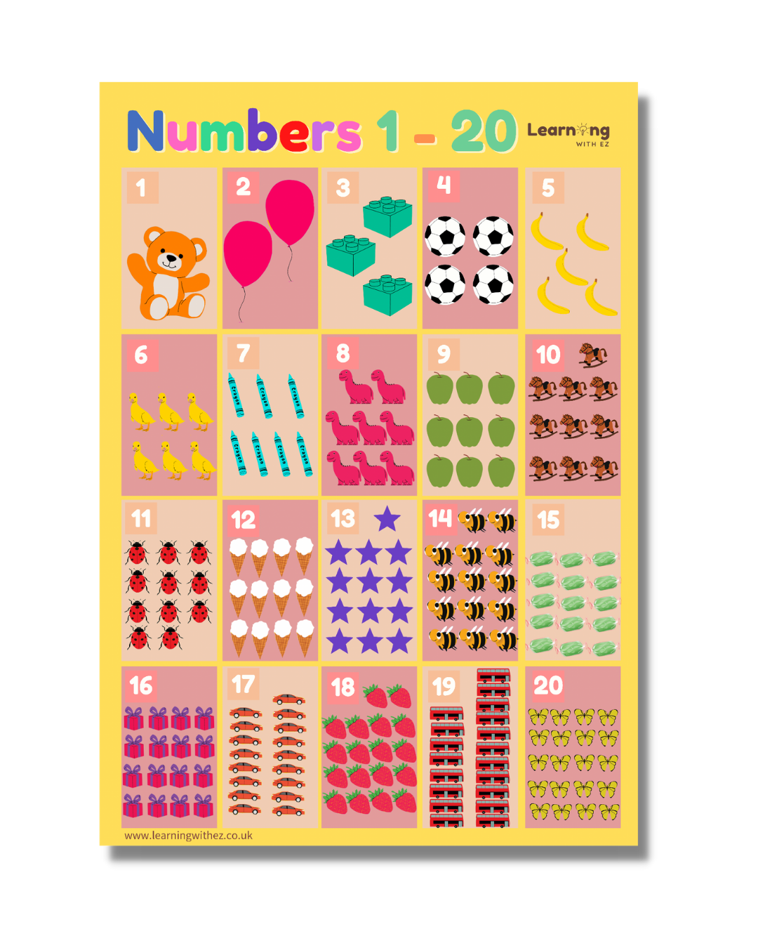 Poster Numbers 1 20