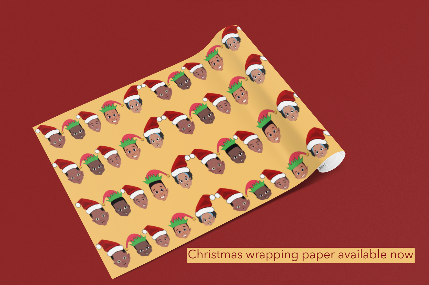 Ez and Friends Christmas Wrapping Paper